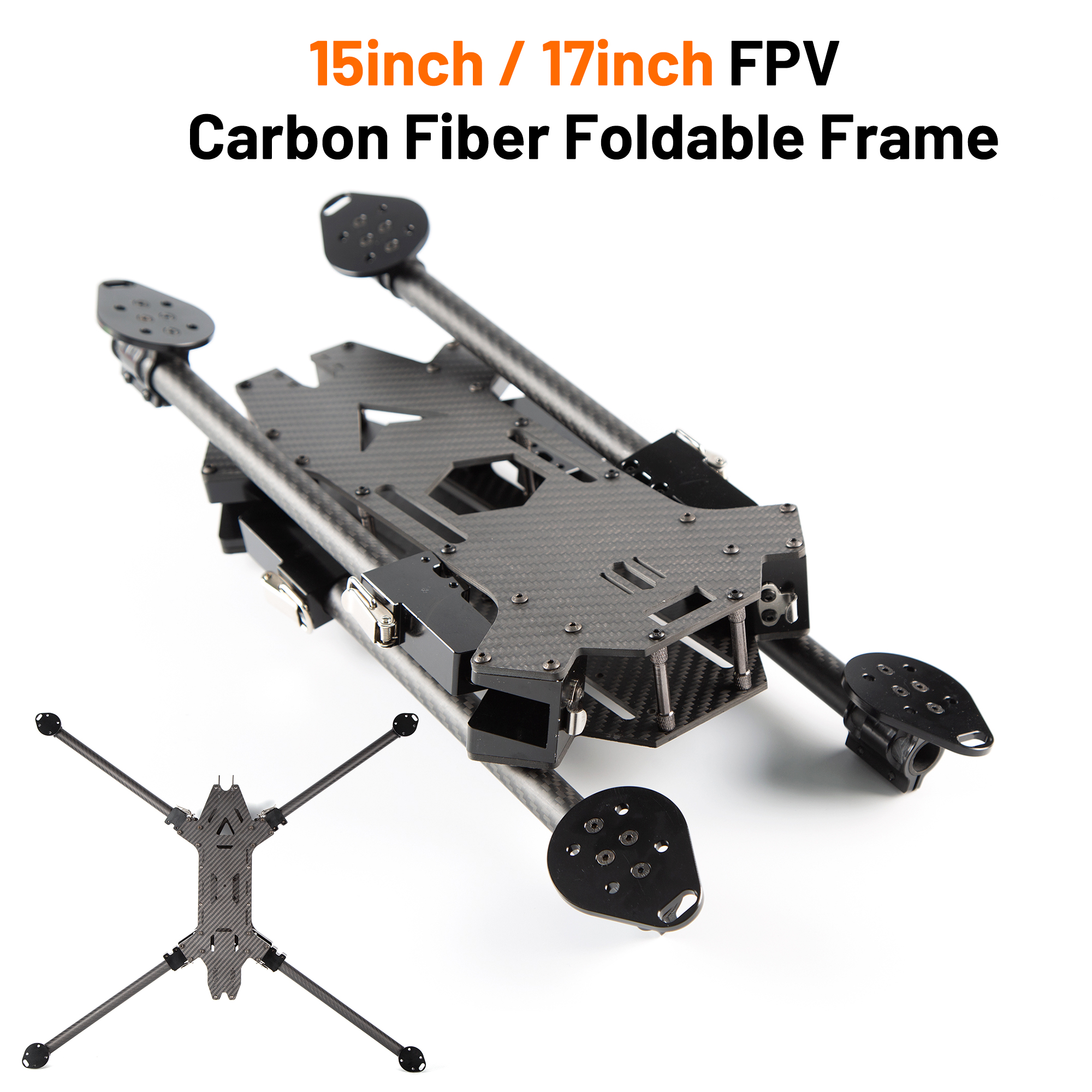 Rc Hobby Car - 15inch /17inch FPV Carbon Fiber Foldable