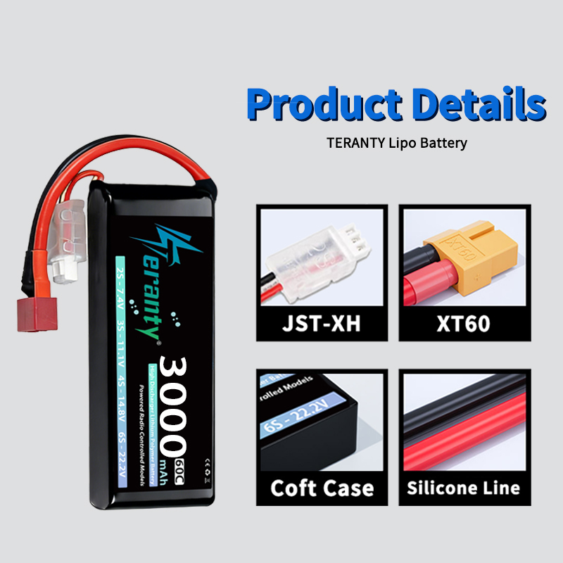 TERANTY 2S 3000mAh Lipo Batter - Rc And Hobby avis et prix
