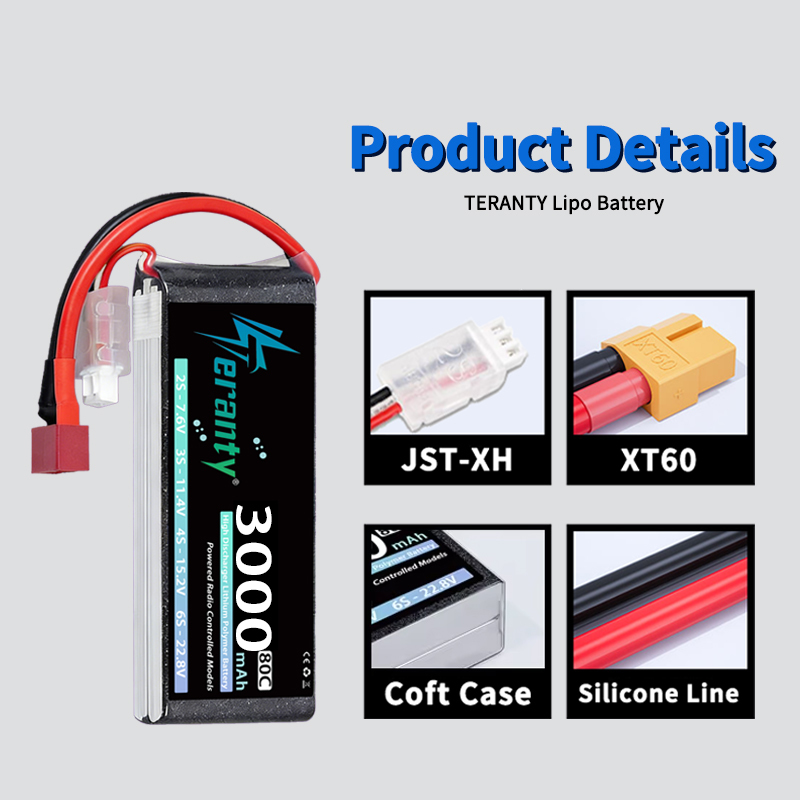 TERANTY 2S 3000mAh Lipo Batter - Rc And Hobby avis et prix