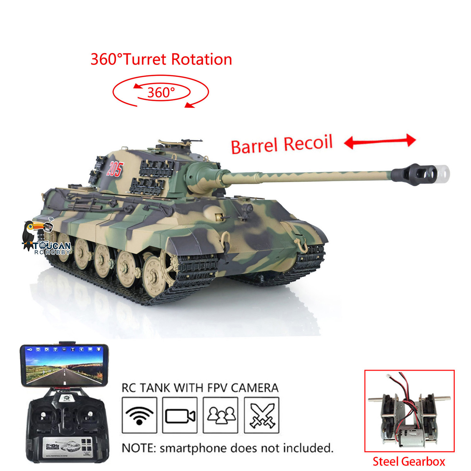 Toys Heng Long RC Panzer Tanks - Rc Hobby Kings avis et prix