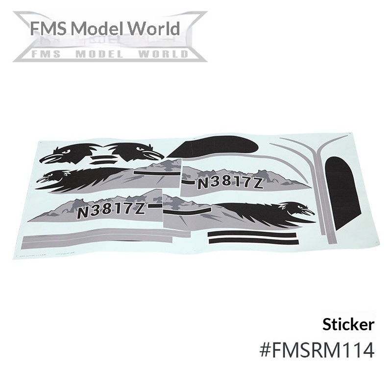 FMS RC Plane Decals For 1700mm - Rc Hobby Car avis et prix