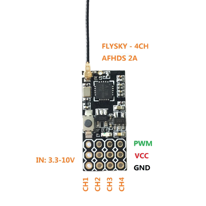 Flysky FS2A Mini Receiver 4CH  - Rc Hobby Car avis et prix