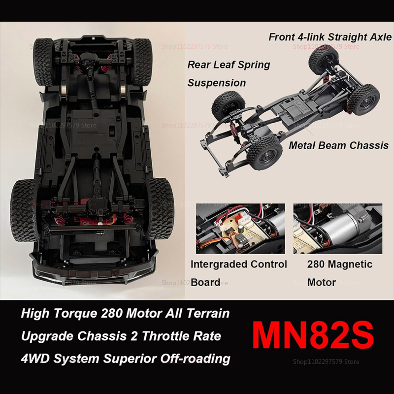 RC Crawler MN82S 1/12 Full Sca - Rc Roc Hobby avis et prix