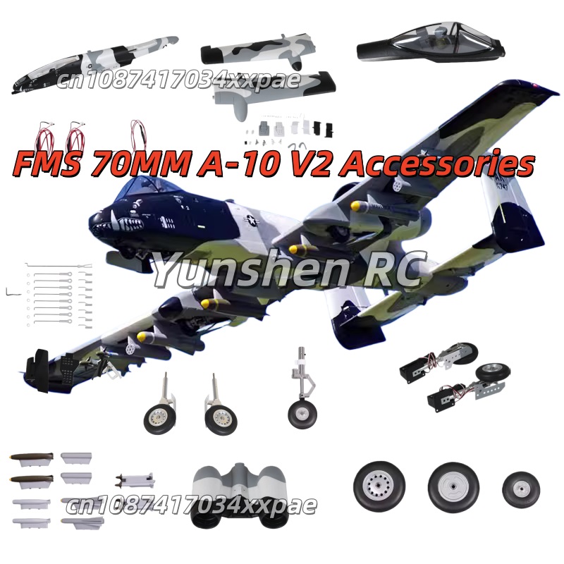 FMS 70MM EDF A-10 V2 RC Aircra - Rc Hobby Car avis et prix