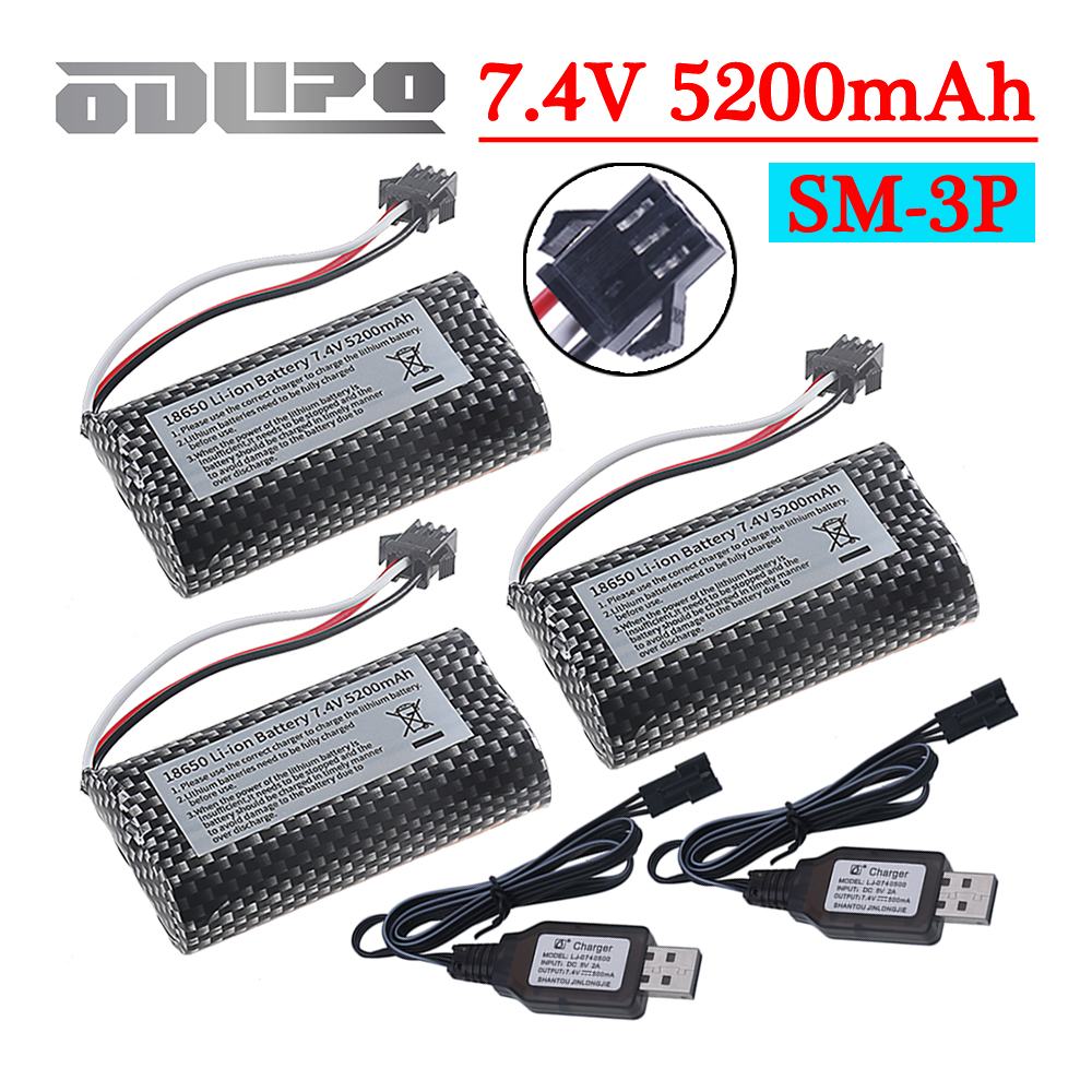 18650 Li-ion 7.4V 5200mAh Batt - Rc And Hobby avis et prix