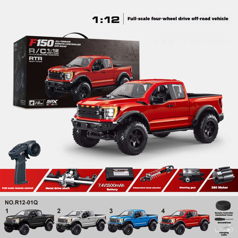 Hstar 1 12 Scale F150 Raptor 4 - Rc Roc Hobby avis et prix